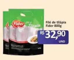 Paulistão Supermercados Filé de tilápia fider oferta