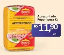 Paulistão Supermercados Apresuntado peperi peça kg oferta