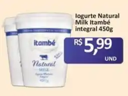 Paulistão Supermercados logurte natural milk itambé integral oferta