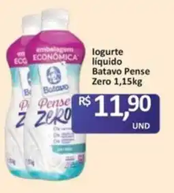 Paulistão Supermercados logurte liquido Batavo Pense Zero oferta