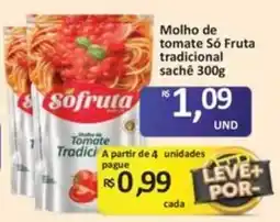 Paulistão Supermercados Molho de tomate só fruta tradicional oferta
