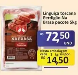 Paulistão Supermercados Linguiça toscana perdigão na brasa pacote 5kg oferta