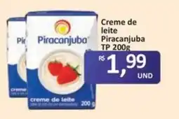 Paulistão Supermercados Creme de leite Piracanjuba oferta