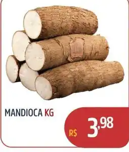Quartetto Supermercados mandioca kg oferta