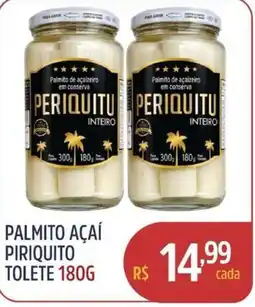 Quartetto Supermercados Palmito açaí piriquito tolete oferta