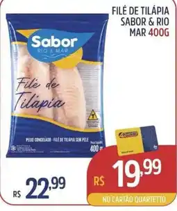 Quartetto Supermercados File de Tilapia oferta