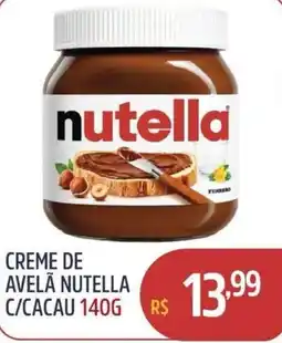 Quartetto Supermercados Creme de avelã nutella c/cacau oferta
