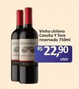 Paulistão Supermercados Vinho chileno concha y toro reservado oferta