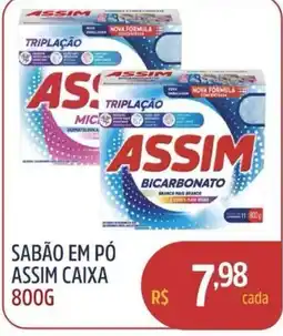 Quartetto Supermercados Sabão em pó assim caixa oferta
