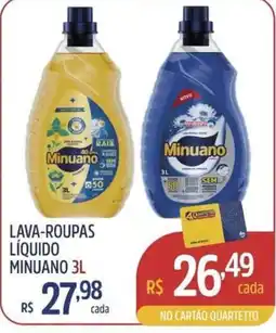 Quartetto Supermercados Lava-roupas líquido minuano oferta