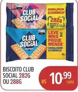 Quartetto Supermercados Biscoito club social oferta