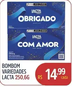Quartetto Supermercados bombom variedades lacta oferta