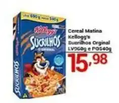 X Supermercados Cereal Matina Kellogg's Sucrilhos Original oferta