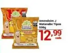 X Supermercados Amendoim j watanabe tipos oferta