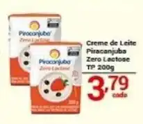 X Supermercados Creme de Leite Piracanjuba Zero Lactose oferta