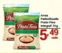 X Supermercados Arroz Parboilizado Prato Fino Integral oferta