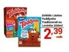X Supermercados bebida lactea toddynho tradicional ou levinho oferta
