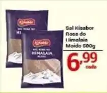 X Supermercados Sal kisabor rosa do himalaya moído oferta
