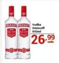 X Supermercados Vodka smirnoff oferta