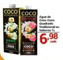 X Supermercados Água de Coco Coco Quadrado ou Sabores oferta