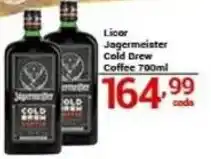 X Supermercados Licor jagermeister cold brew coffee oferta