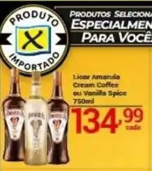 X Supermercados Licer Amanula Cream Coffee ou Vanilla Spice oferta