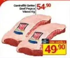 X Supermercados Contrafilete Deter Beef Peça a Vácuo oferta