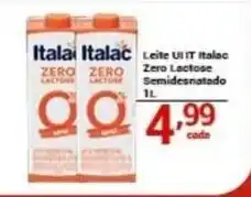 X Supermercados Leite uit italac zero lactose semidesnatado oferta