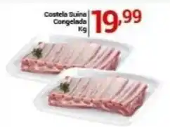 X Supermercados Costela Suína Congelada oferta