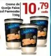 X Supermercados Creme de Queijo Faixa Azul Parmesão oferta