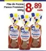 X Supermercados Pão de Forma Panco Premium oferta