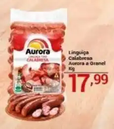 X Supermercados Linguiça Calabresa Aurora a Granel oferta