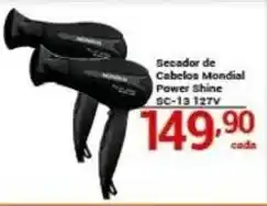 X Supermercados Secador de Cabelos Mondial Power Shine oferta