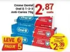 X Supermercados Creme Dental Oral D 1-2-3 Anti-Caries oferta