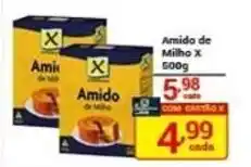 X Supermercados Amido de milho x oferta