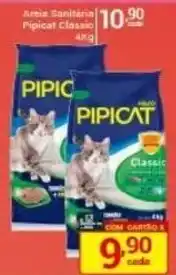 X Supermercados Areia Sanitária Pipicat Classic oferta