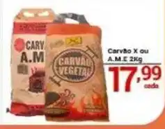 X Supermercados Carvão X ou A.M.E oferta