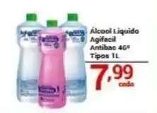 X Supermercados álcool líquido agifacil antibac 4º oferta