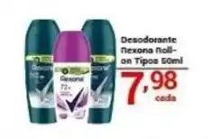 X Supermercados Desodorante Nexxona Roll-on Tipos oferta