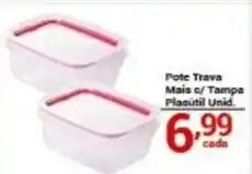 X Supermercados Pote Trava Mais c/ Tampa oferta