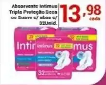 X Supermercados Absorvente intimus oferta