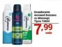 X Supermercados Desodorante Aerosol Bozzano ou Monange oferta