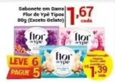 X Supermercados Sabonete em Barra Flor de Ypê Tipos oferta