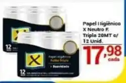 X Supermercados Papel higiênico X Neutro F oferta