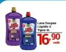 X Supermercados Lava Noupas Líquido X Tipos oferta