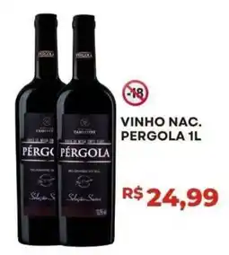Alvorada Supermercados vinho nac. pergola oferta
