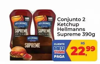 Conjunto 2 Ketchup Hellmanns Supreme
