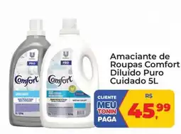 Tonin Superatacado Amaciante de Roupas Comfort Diluído Puro Cuidado oferta