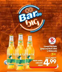 Supermercados Big Compra Cerveja Puro Malte Praya Long Neck oferta