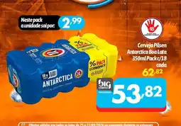 Supermercados Big Compra Cerveja Pilsen Antarctica Boa Lata oferta
